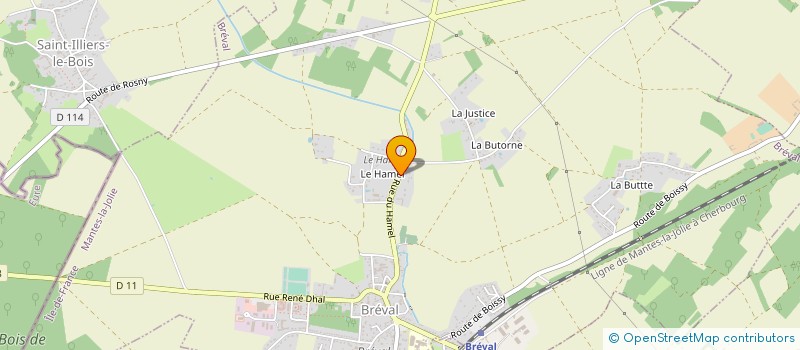 localisation de l'entreprise DELTEL  FERRIERES-EN-BRAY