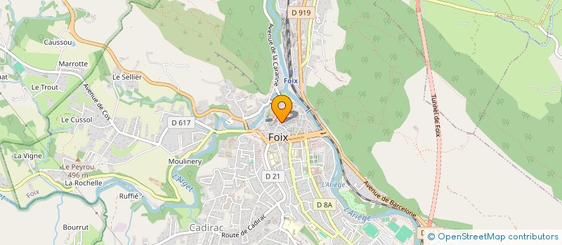 localisation de l'entreprise DELTHEO à FOIX