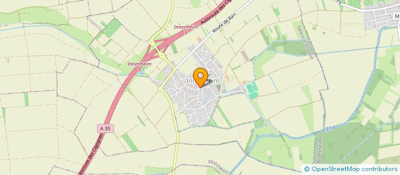 localisation de l'entreprise DELTHI  INNENHEIM