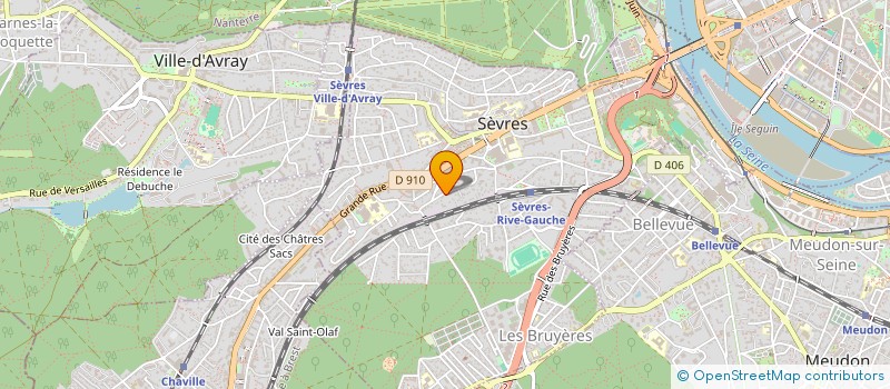 localisation de l'entreprise DELTHOM CONSULTING INTERNATIONAL à SEVRES