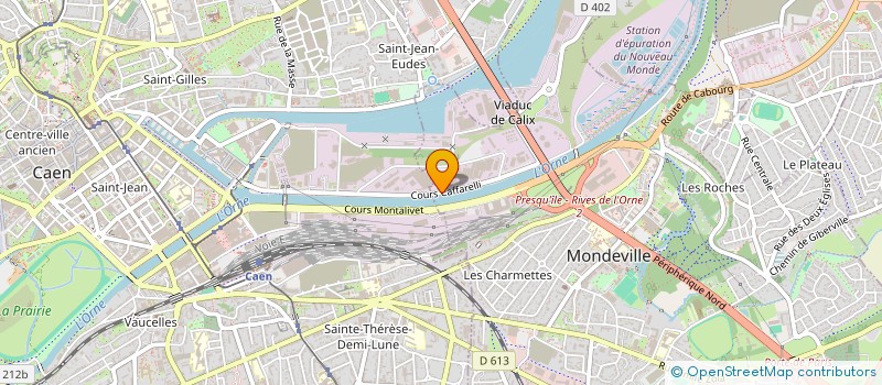 localisation de l'entreprise DELTINFO à CAEN