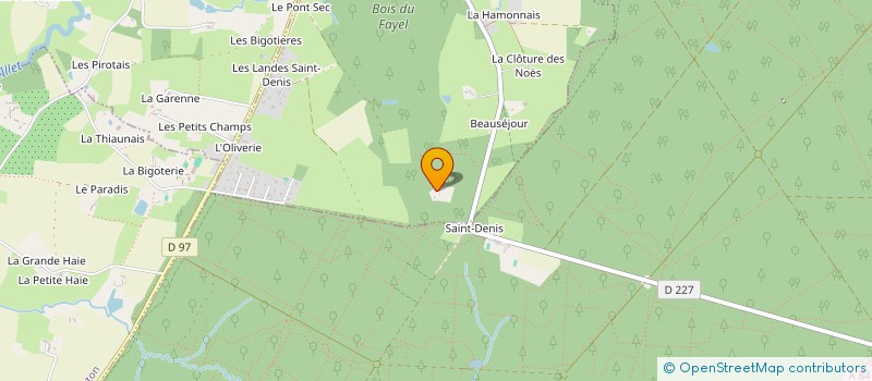 localisation de l'entreprise DELTIREAU  SAINT-SULPICE-LA-FORET