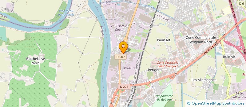 localisation de l'entreprise DELTISOL à LE PONTET