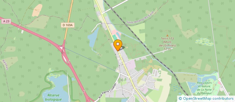 localisation de l'entreprise DELTOMBE  RAISMES