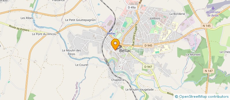 localisation de l'entreprise DELTONEY à BELLAC