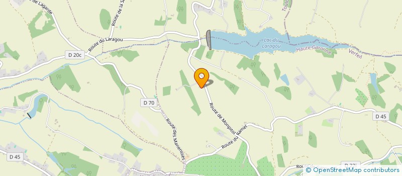 localisation de l'entreprise DELTOP INVEST CCIAL TOULOUSE  VERFEIL