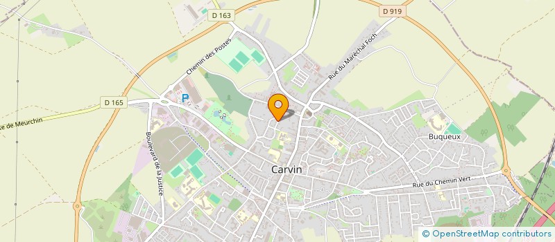 localisation de l'entreprise DELTOUR  CARVIN