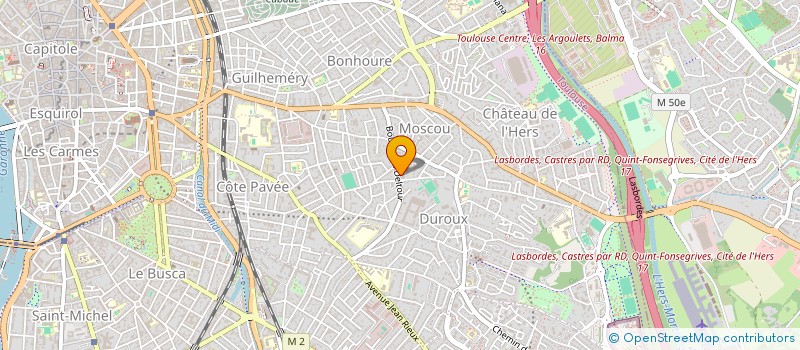 localisation de l'entreprise DELTOUR à TOULOUSE