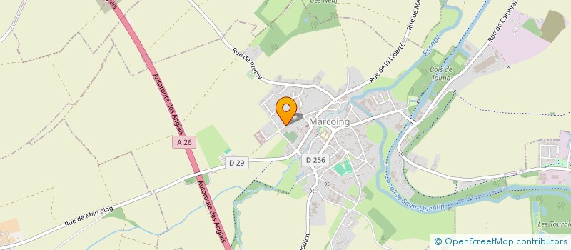 localisation de l'entreprise DELTOUR IMMO à MARCOING