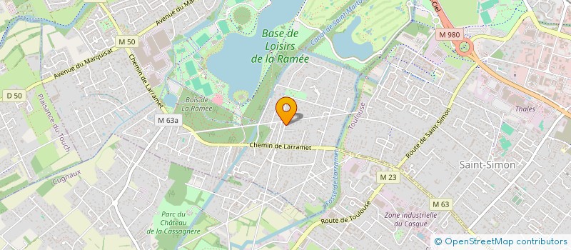 localisation de l'entreprise DELTOUR MUSIQUE à TOURNEFEUILLE