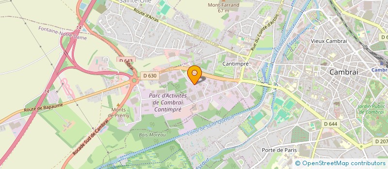 localisation de l'entreprise DELTOUR SERVICES  CAMBRAI