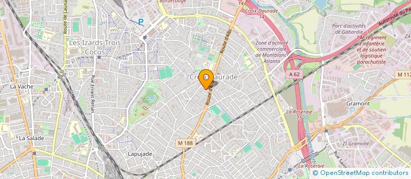 localisation de l'entreprise DELU  TOULOUSE