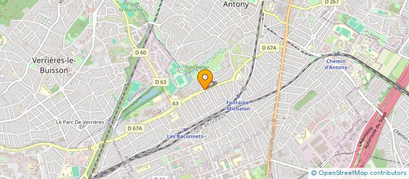localisation de l'entreprise DELUCA BTP à ANTONY