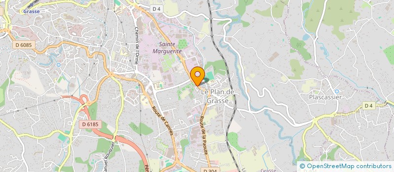 localisation de l'entreprise DELUCY à GRASSE