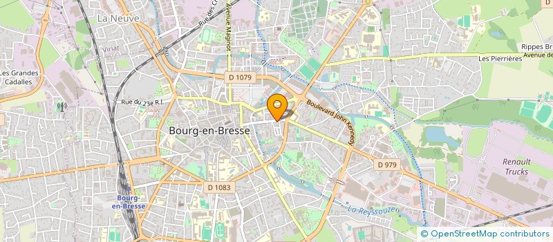 localisation de l'entreprise DELUEGUE INDIVISION à BOURG-EN-BRESSE
