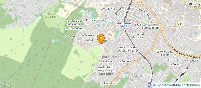 localisation de l'entreprise DELUMIS CONSULTING  SAINT-GERMAIN-EN-LAYE