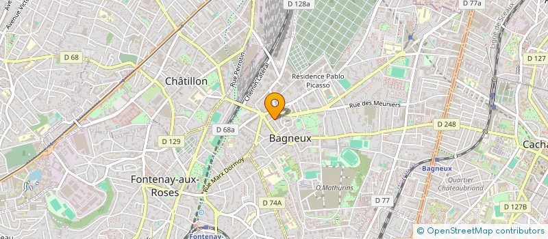 localisation de l'entreprise DELUNAEL à BAGNEUX