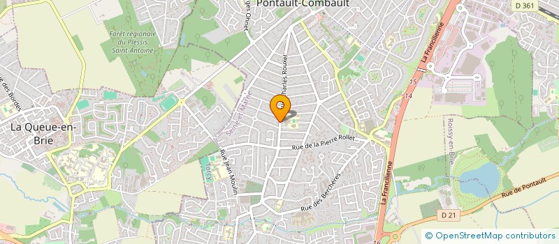 localisation de l'entreprise DELUNIS à PONTAULT-COMBAULT