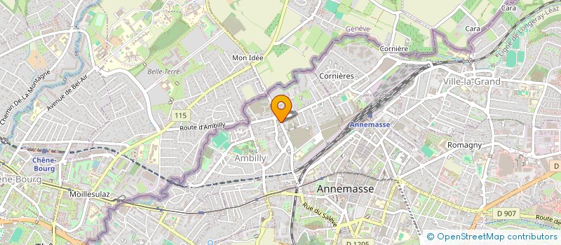 localisation de l'entreprise DELUVIL  AMBILLY