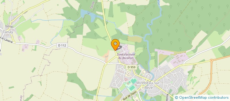 localisation de l'entreprise DELUX  NOIRON-SUR-BEZE