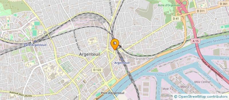 localisation de l'entreprise DELUXE à ARGENTEUIL