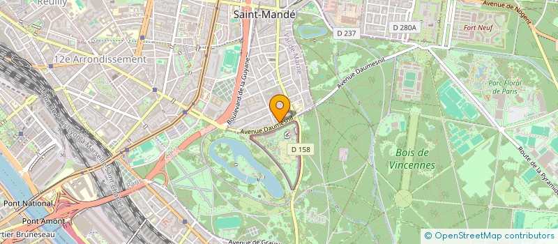 localisation de l'entreprise DELUXE BATIMENT  SAINT-MANDE