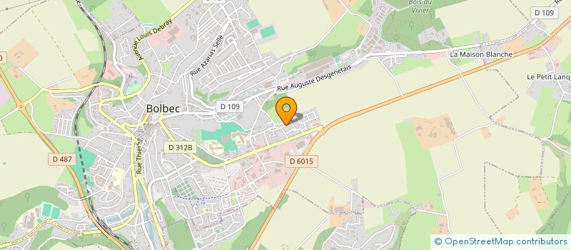 localisation de l'entreprise DELUXE FACADE  BOLBEC