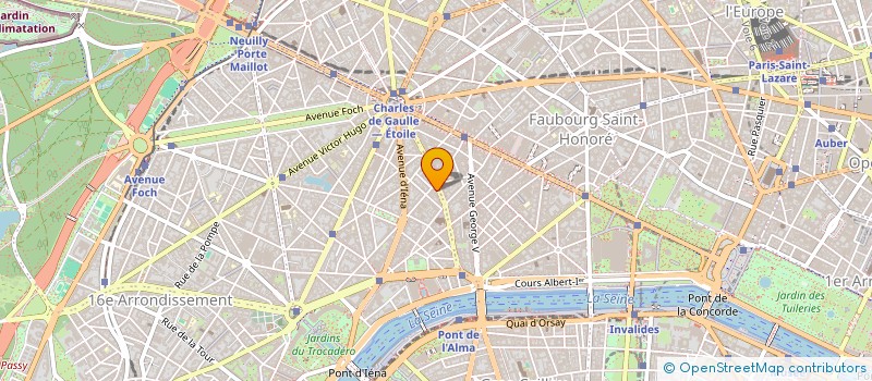 localisation de l'entreprise DELUXE INTERNATIONAL CHAMPS ELYSEES  PARIS