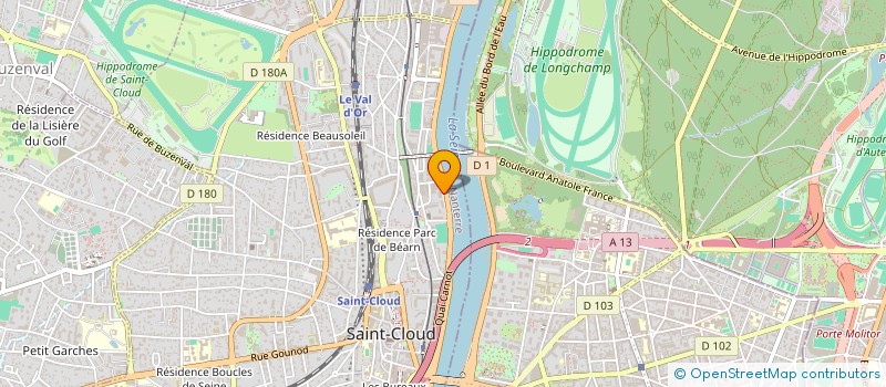localisation de l'entreprise DELUXE MEDIA PARIS SAS à SAINT CLOUD