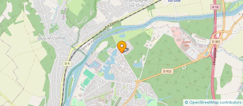 localisation de l'entreprise DELV  L'ISLE-ADAM