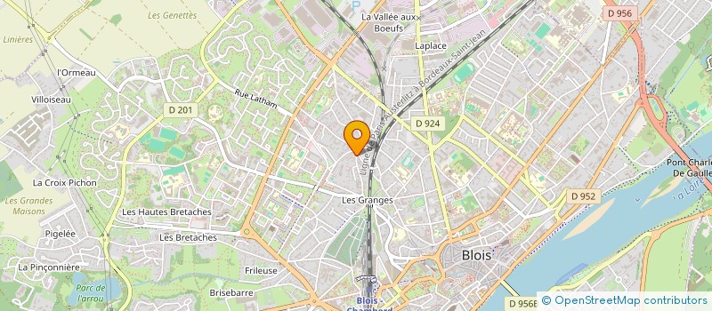 localisation de l'entreprise DELVAQUE ET GARET à BLOIS