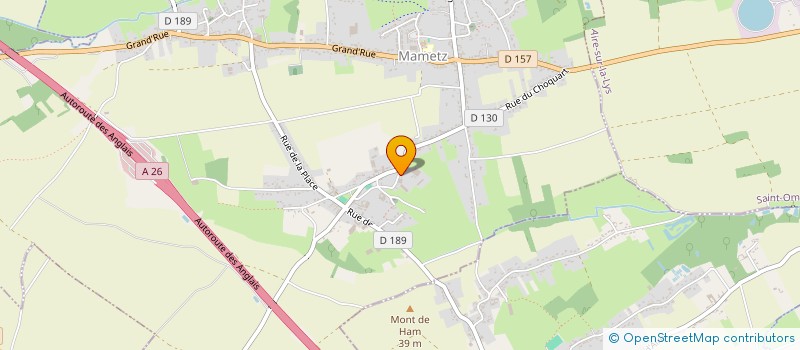 localisation de l'entreprise DELVART MICHEL ET OLIVIER  MAMETZ