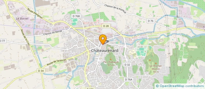 localisation de l'entreprise DELVAUX  CHATEAURENARD