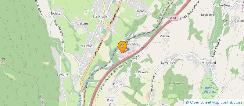 localisation de l'entreprise DELVER  ENTRELACS