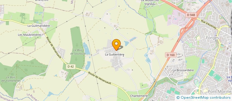 localisation de l'entreprise DELVI  LA ROCHE-SUR-YON