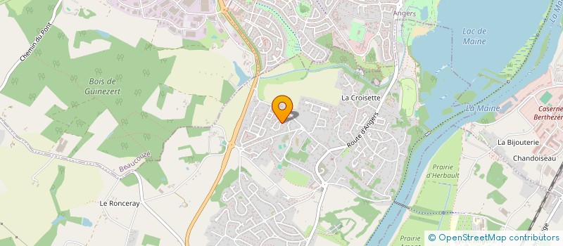 localisation de l'entreprise DELVIGNE MCVH  BOUCHEMAINE