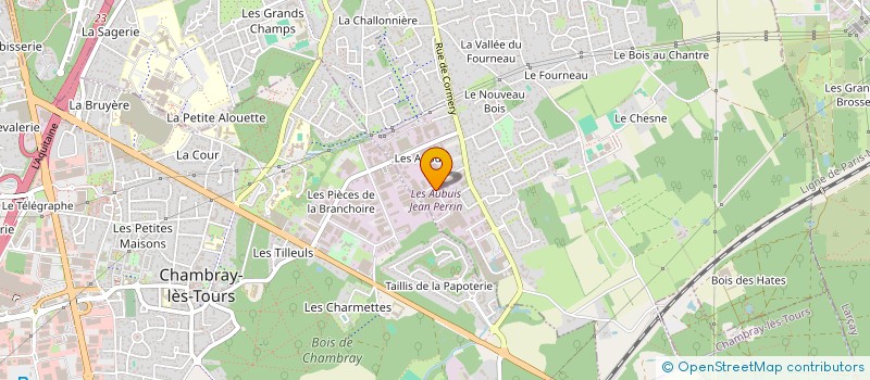 localisation de l'entreprise DELVIGNELEC  SAINT-AVERTIN
