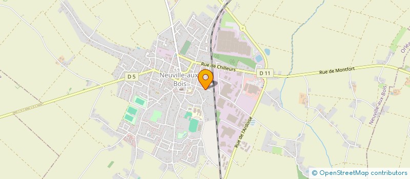 localisation de l'entreprise DELVILLE JM à NEUVILLE-AUX-BOIS