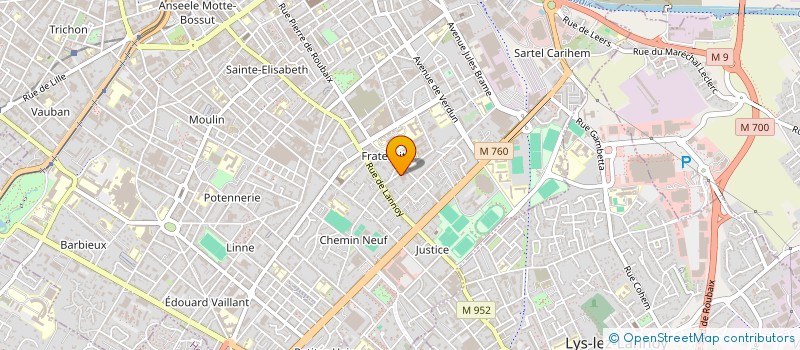 localisation de l'entreprise DELVINCOURT AIR SERVICES à ROUBAIX