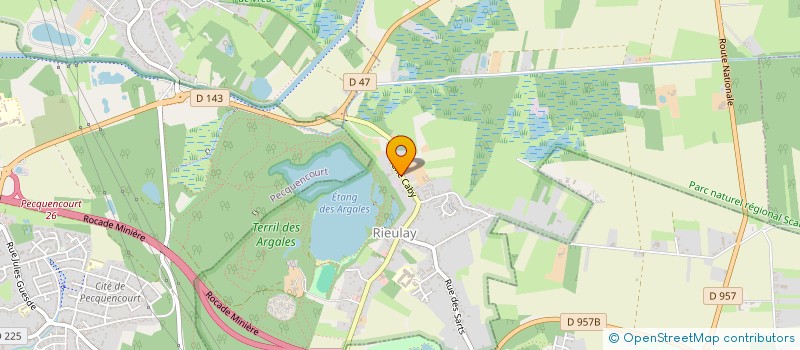 localisation de l'entreprise DELWARDE PARCS ET JARDINS à RIEULAY