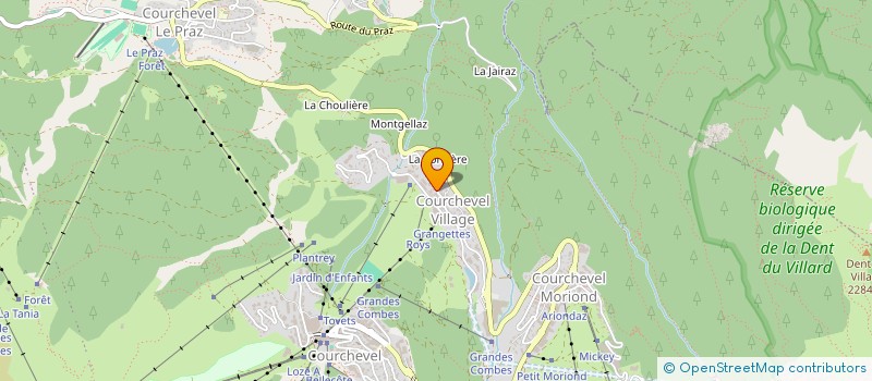 localisation de l'entreprise DELWART à COURCHEVEL