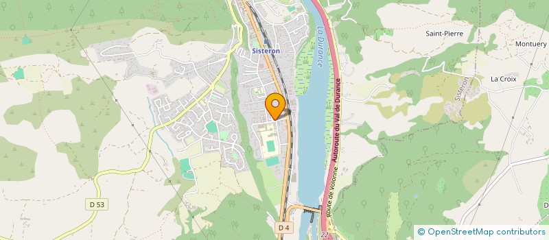 localisation de l'entreprise DELWAY  SISTERON