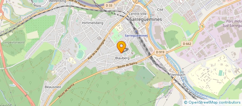 localisation de l'entreprise DELWO METAUX à SCHILTIGHEIM
