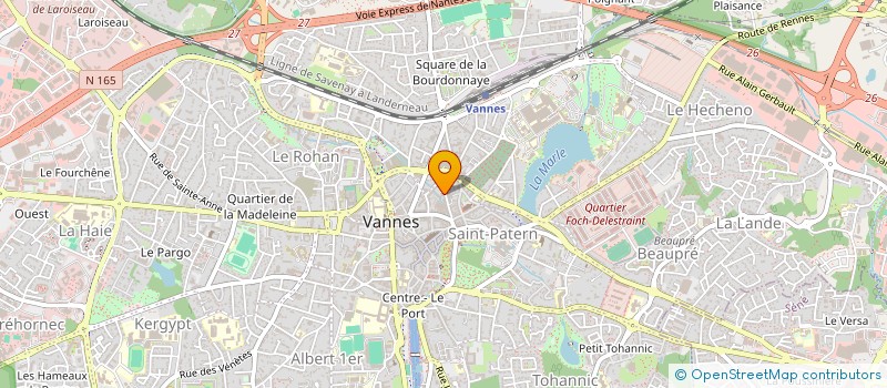 localisation de l'entreprise DELY à VANNES