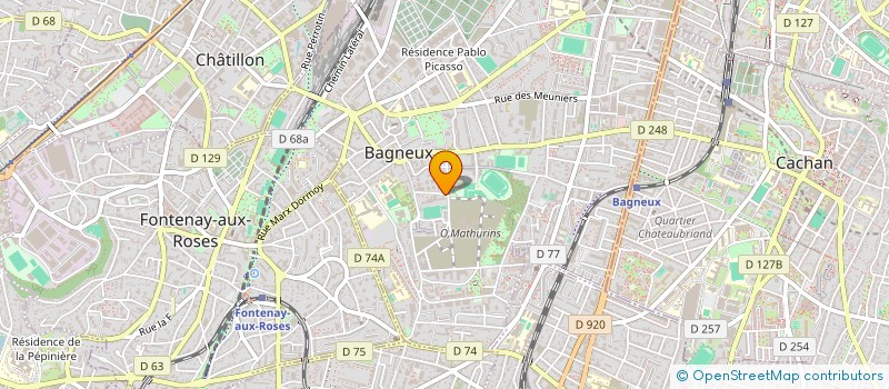 localisation de l'entreprise DELY TECH à BAGNEUX