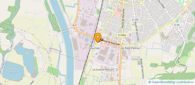 localisation de l'entreprise DELYA  MONTELIMAR