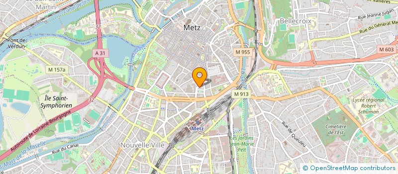 localisation de l'entreprise DELYA ESTHETIQUE  METZ