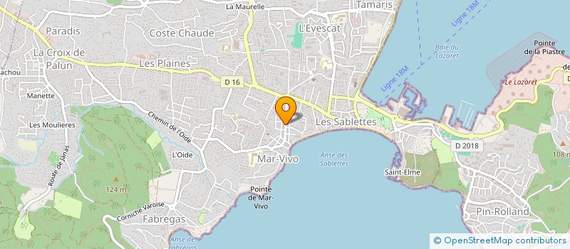 localisation de l'entreprise DELYAN à LA SEYNE-SUR-MER