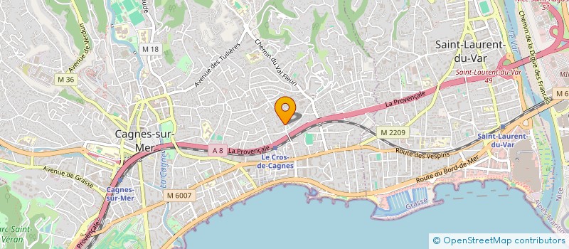 localisation de l'entreprise DELYANSHOP à CAGNES-SUR-MER