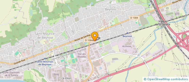 localisation de l'entreprise DELYFUEL  BEYNOST